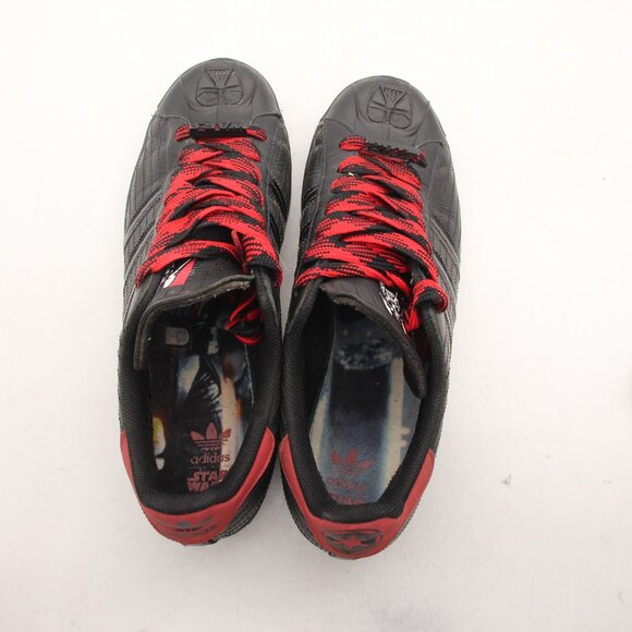 Adidas Star Wars x Superstar Darth Vader Black Red Men\'s 12 Casual Sneakers main image 6